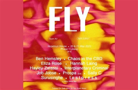 fly open air 2023 line up